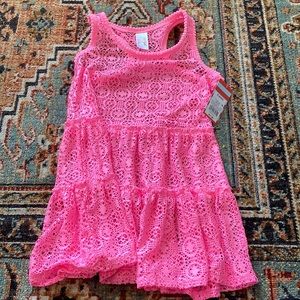Girls Cat & Jack Swimsuit Cover up Size S 6/6x!